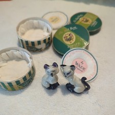 Vintage 1957 Wade Hatbox Si and Am Disney Lady And The Tramp BOXED