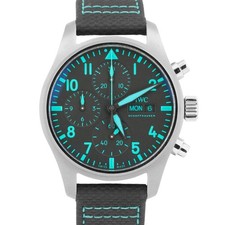 PAPERS IWC Pilot Chronograph MERCEDES-AMG Petronas 41mm Titanium IW388108 BOX
