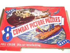 Vintage WWII World Map Jigsaw Puzzle 100 Big Pieces Easy to Assemble