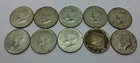 (Lot 2) 1965-69 40% Silver Kennedy Half Dollar Lot Of 10 Halves