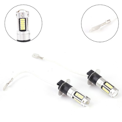 2*H3 LED Fog Light Bulbs Conversion Kit Super Bright Canbus 6000K White 100W - Bild 4 von 15