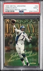 1999 METAL UNIVERSE PRECIOUS METAL GEMS #92 JOHN ELWAY 30/50 PSA 9