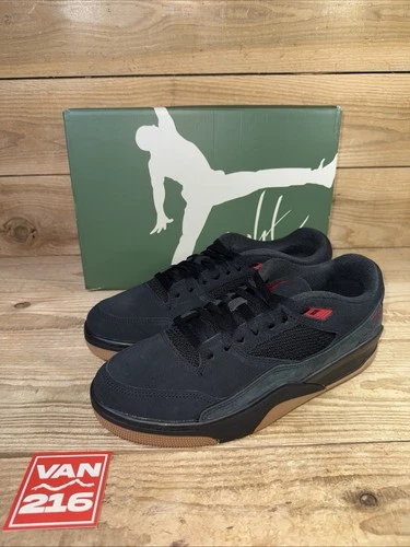 SZ 10.5-12: Nike Men's Jordan Flight Court Black Varsity Red HF3255 001