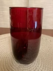 (1) Vintage 5" Anchor Hocking Royal Ruby Red Tumblers Glassware Glass