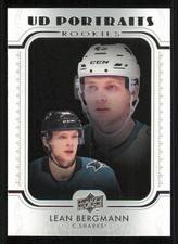 2019-20 Upper Deck UD Portraits #P99 Lean Bergmann