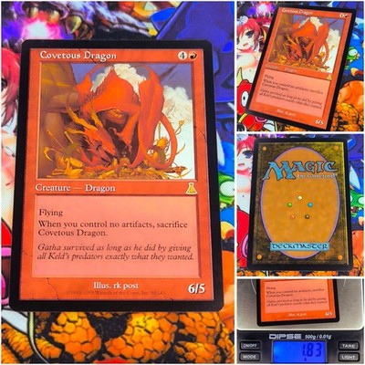 MTG Covetous Dragon     NM Magic TCG Urzas Destiny 1999 Vintage OG