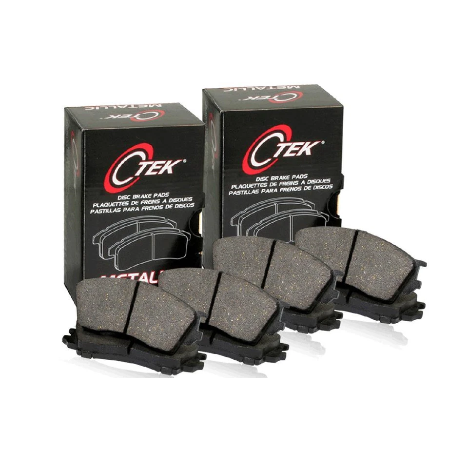 Juego de 2 pastillas de freno metálicas delanteras + traseras centradas para Mitsubishi ASX Foto 4 de 4