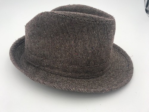 MENS D&Y FEATHER BAND TRILBY FEDORA MULTICOLOR PATTERN HAT - Picture 2 of 5
