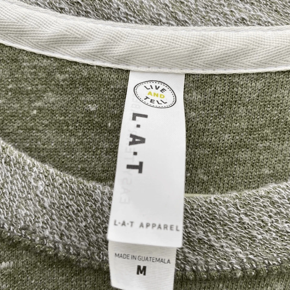 Толстовка зеленая LAT Live and Tell Mama | M - Изображение 2 из 4