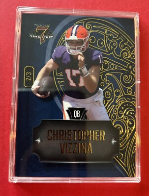 2023 Wild Card Christopher Vizzina 7 Card Studs /3  Clemson Tigers