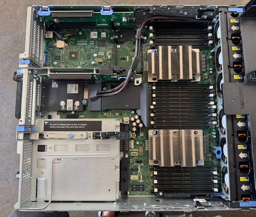 Dell PowerEdge R730 8x3.5" LFF 2x Heatsink 2xPS Rail Kit iDRAC Enterprise - Picture 3 of 3