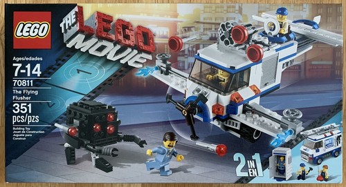 LEGO 70811 The LEGO Movie The Flying Flusher, 2 in 1, New In Factory Sealed Box