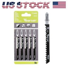 5PCS T-Shank Assorted HCS Jig Saw Blades T144D Set For Woodworking Cutting Blade