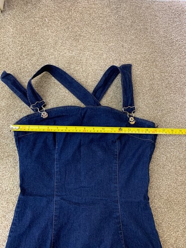 Dolce and Gabbana D&G stretch denim bustier pinafore Dress sz UK12 US8 EU40 - Picture 16 of 19