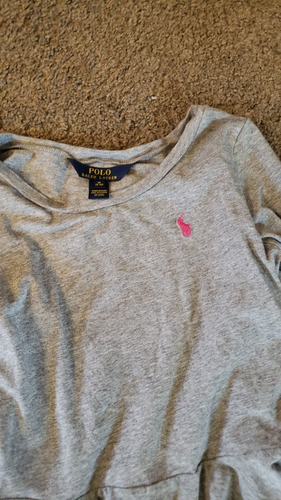 EUC LOT of 2 Girls J Crew Crewcuts Black Pink Sherpa Vest Satin & Polo Top sz- 8 - Picture 2 of 5