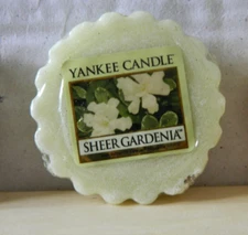 Retired Yankee Candle Sheer Gardenia Tart