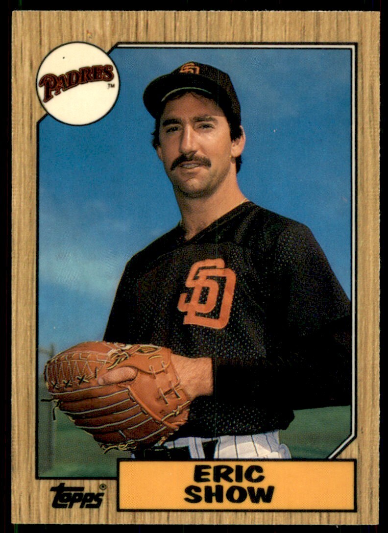 1987 Topps Tiffany Eric Show San Diego Padres #730