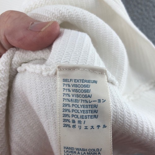 Abito donna Rebecca Minkoff medio avorio testurizzato spina di pesce linea A senza maniche - Foto 6 di 12