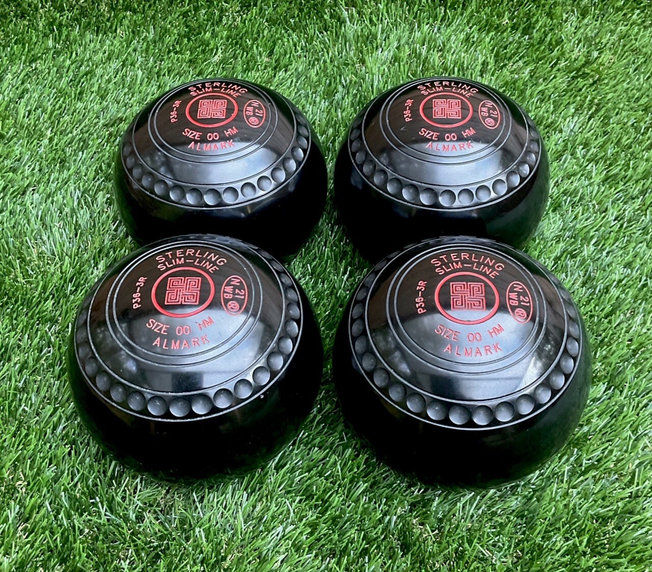 Almark Sterling Slimline Bowls Size 00 HM Super condition eBay