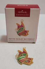 Hallmark Keepsake Christmas Ornament Mini Petite Paisley Butterfly 2024 New