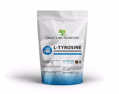 L-Tyrosin Tyrosinpulver 454g Konzentration, Stimmung, Anti-Stress vegan GVO-frei