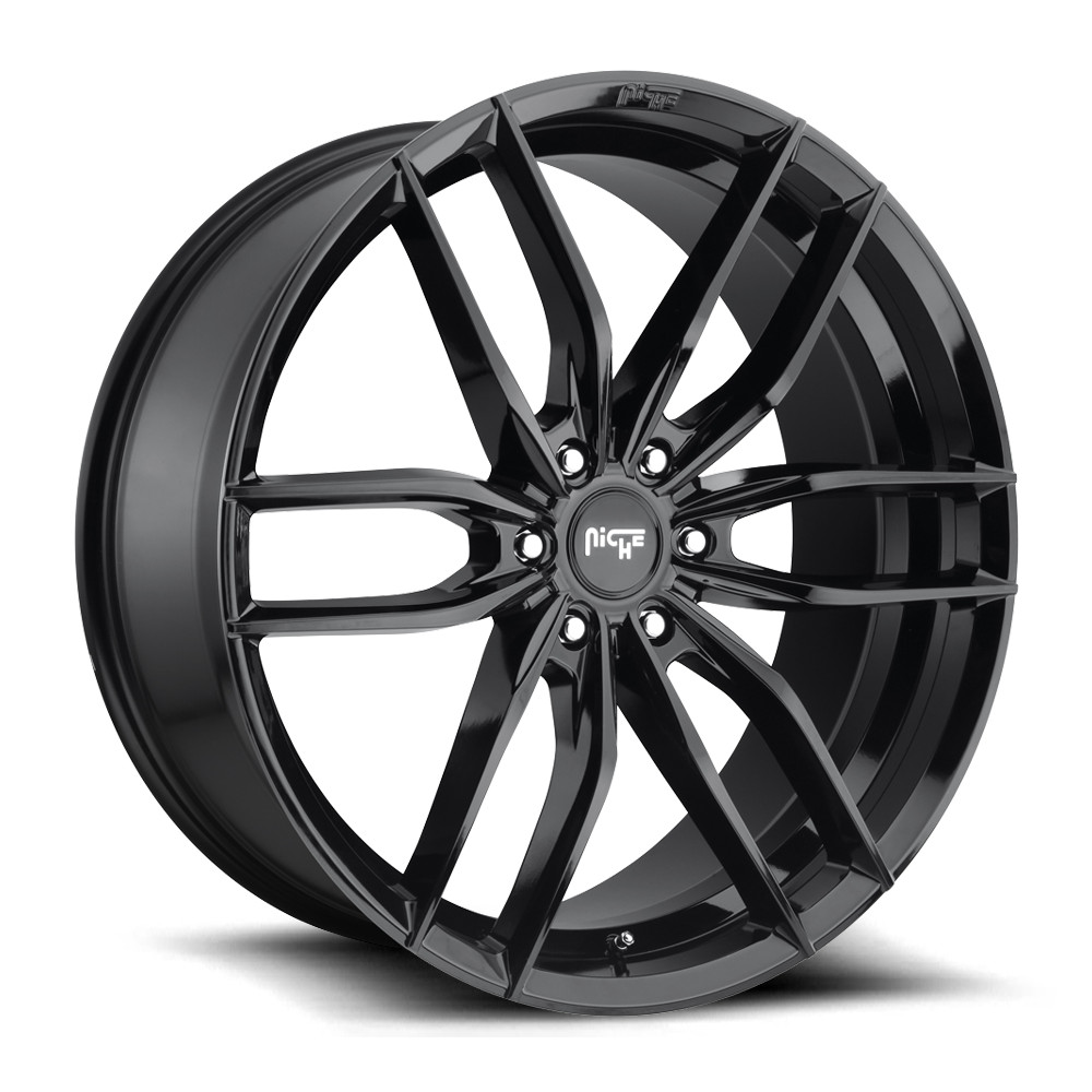 Image of 24 Inch Black Wheels Rim Chevy Silverado 1500 Truck GMC Sierra Tahoe Yukon 6 lug