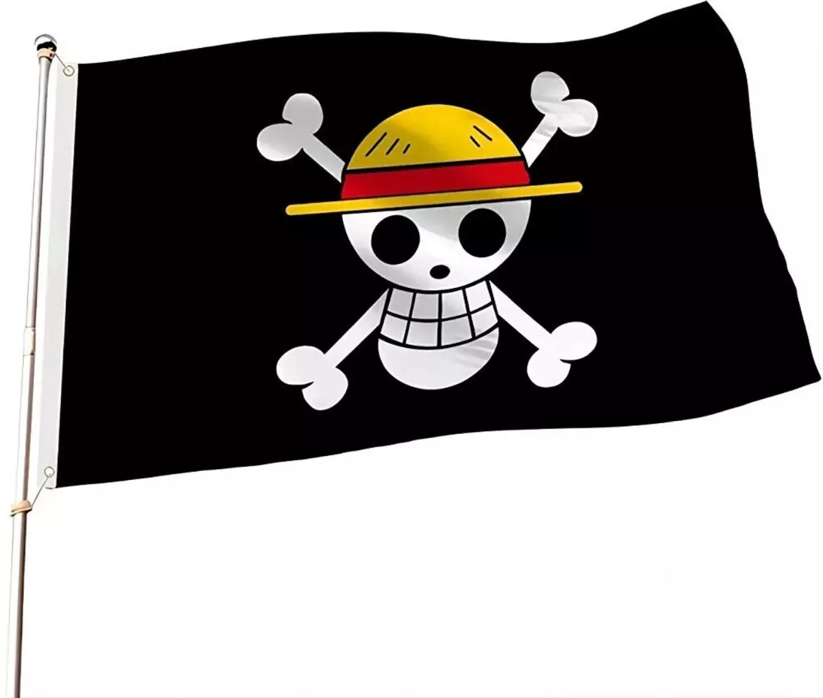 Anime Luffy's Straw Hat Pirate Legion Flag 35.4 X 59.1 High