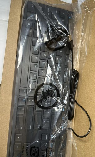 NEW- Dell KB216-BK-US Wired Keyboard - Black (single and In Bulk) Fast Shipping - Picture 4 of 4