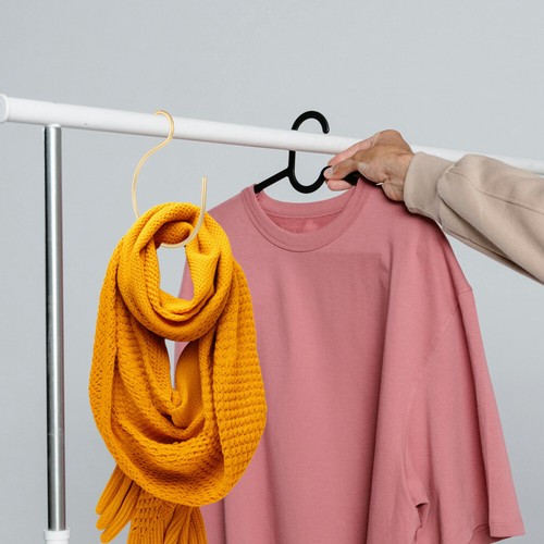 S-förmiger Schal-Aufhänger, Krawattengürtel-Halter, Taschen-Organizer, - Bild 5 von 12