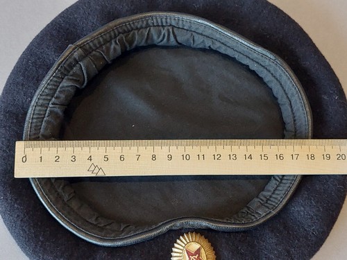 Soviet military women's Beret hat Signalman. USSR Army - Picture 22 of 22