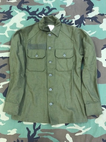 US ARMY OG 108 SHIRT WOOL FIELD MAN'S 2 