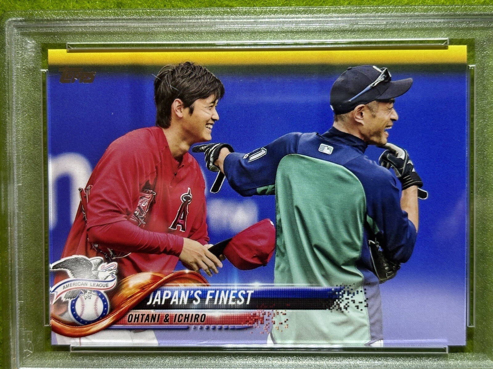 Shohei Ohtani ROOKIE CARD Ichiro Suzuki PSA 9 MINT RC 2018 Topps Update  DODGERS view 3