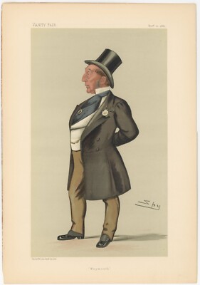 Original vanity fair print of Mr. Henry Edwards MP (V1020)
