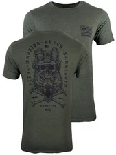 Howitzer Style Men's T-Shirt Alpha Warrior Military Grunt MFG