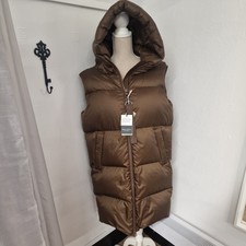 Marc O'polo Padded Brown Gilet Jacket Size 14 42 New With Tags Rrp £253