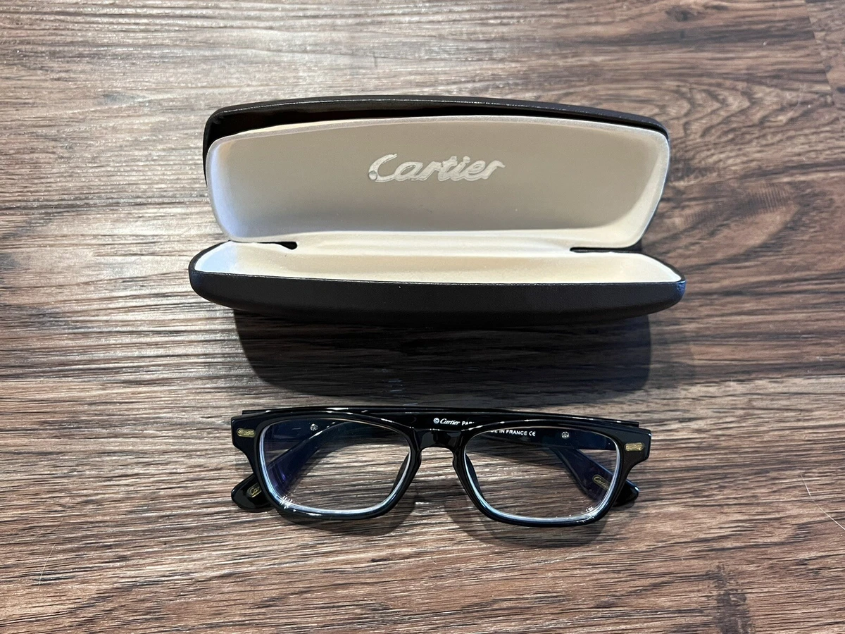 Cartier rectangular frame best sale glasses