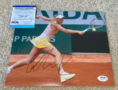CAROLINE WOZNIACKI SIGNED 8X10 PHOTO TENNIS OPEN WIMBLEDON FRENCH