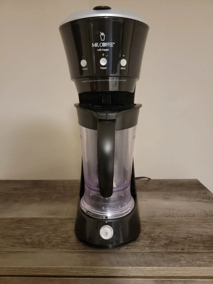 Reassure hobby Antibiotics Mr. Coffee Cafe Frappe Automatic Frappe Frozen Blender Coffee Maker BVMC-FM1 | eBay Reassure hobby Antibiotics Mr. Coffee Cafe Frappe Automatic Frappe Frozen Blender Coffee Maker BVMC-FM1 | eBay