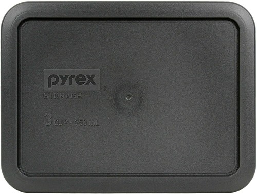 Pyrex 7210-PC Rectangular 3-Cup Storage Lids for Glass Dishes - Picture 5 of 15