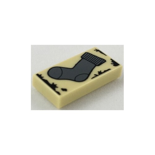 LEGO - Tile Decorated 1 x 2 (studs) - - PICK YOUR COLOR / STYLE !! - Picture 53 of 105