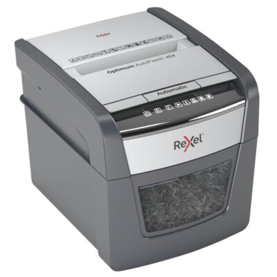 Rexel Optimum AutoFeed+ 45X Automatischer Aktenvernichter, 45 Blatt