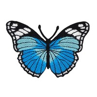 Ae47★Schmetterling AufnäHer AufbüGeln Applikation BüGelbild Patch 7,4 X 5,2 Cm