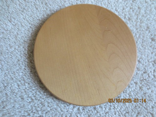 Longaberger Woodcrafts 8" round shelf / lid