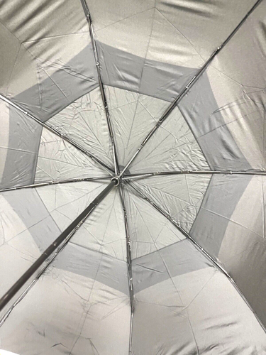Men's Vented Wind Resistant Auto Open Close Umbrella Oversize 2 Person Canopy - Picture 7 of 7