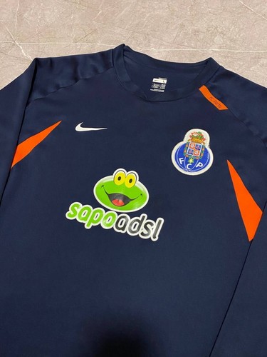 Sudadera De Colección Nike 2007-08 FC Porto Entrenamiento Fútbol Y2K Azul Talla L - Imagen 4 de 16
