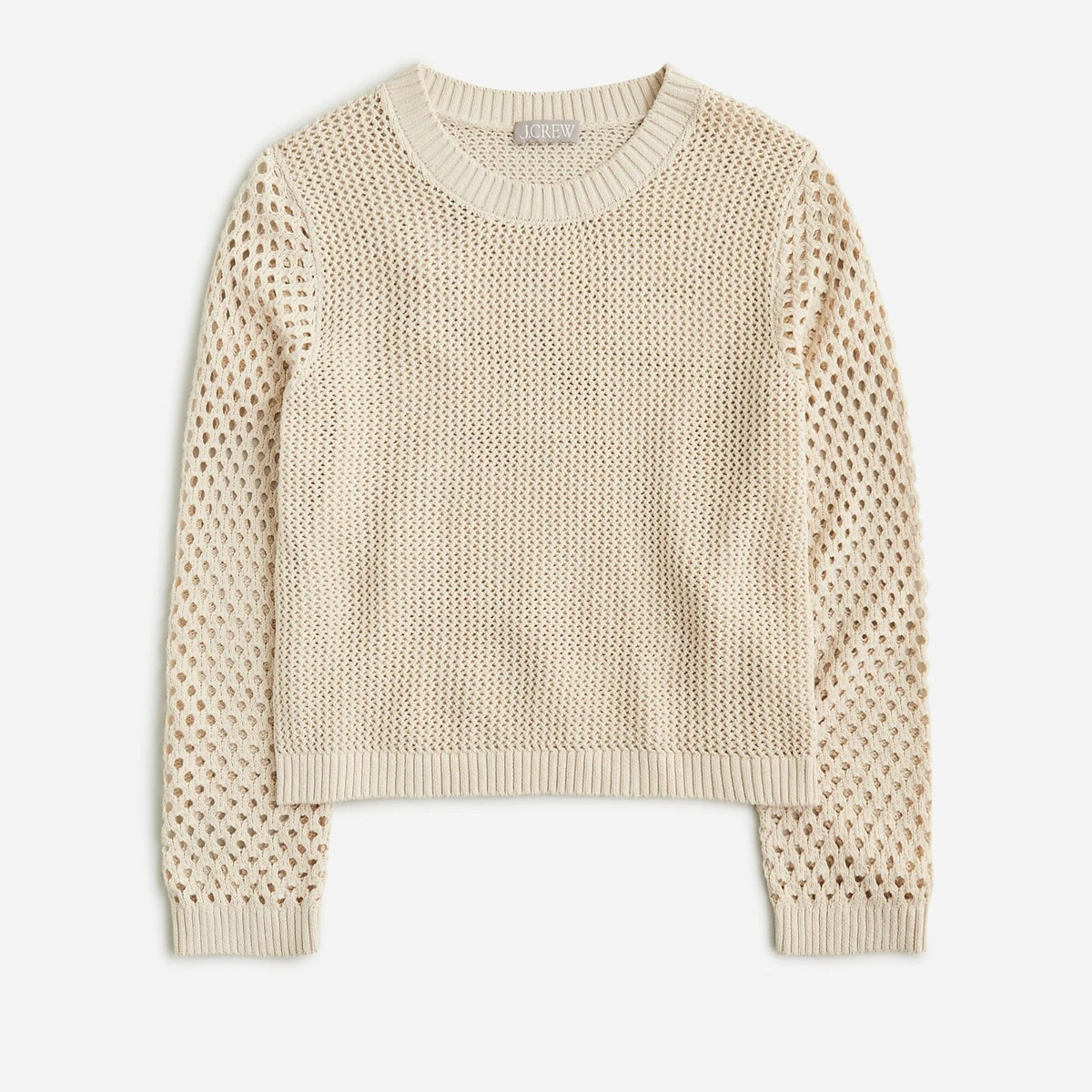 J crew crew neck beach sweater clearance