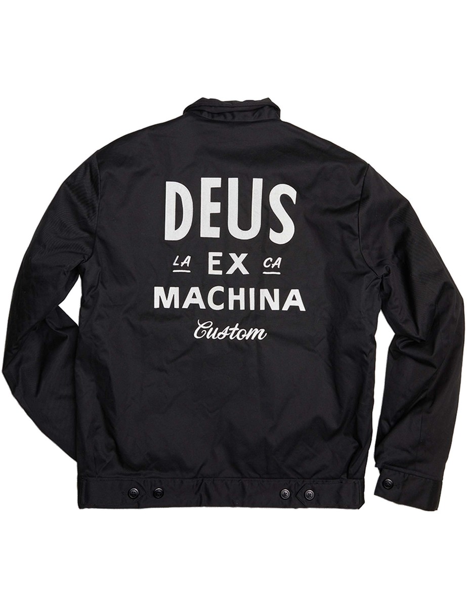 Deus Ex Machina Men's Workwear Jacket - Cotton Canvas Outer Deus Ex Machina Men's Workwear Jacket - Cotton Canvas Outer
