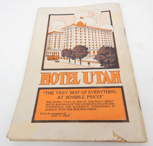 2H UTAH Tourism Booklet 1915 Hotel History Travel Brochure Tourism U.S. - Picture 3 of 4
