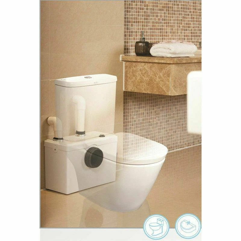 Trituratore WC Maceratore 600W cassetta pompa trituratrice - Immagine 4 di 4