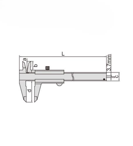 Insize Vernier Caliper 0-300mm/0-12" Range Series 1205-3002S - Picture 8 of 9